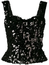 DOLCE & GABBANA SEQUINED TOP