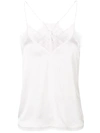 IRO TULLE TRIM CAMISOLE VEST