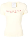 PHILOSOPHY DI LORENZO SERAFINI LOGO PRINT T-SHIRT