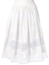 DOLCE & GABBANA LACE PANEL SKIRT