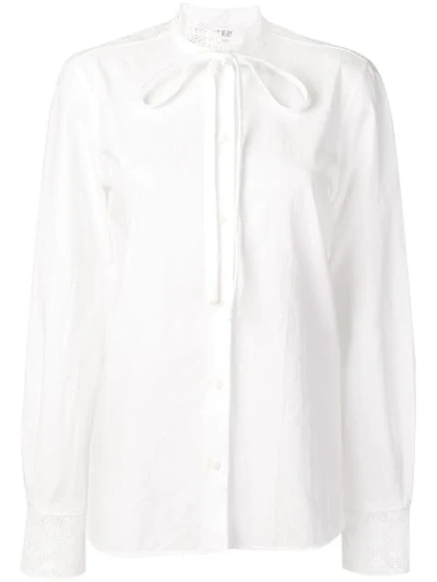 Jw Anderson 英式刺绣衬衫 - 白色 In White