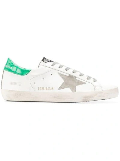 Golden Goose Deluxe Brand Superstar板鞋 - 白色 In N29 White Green Cocco
