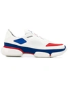 Prada Cloudbust Sneakers In White,blue,red