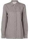 BOTTEGA VENETA BUTTERFLY STAMP PRINT SHIRT