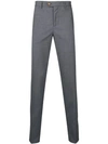 Brunello Cucinelli Slim-fit Tailored Trousers In Grey