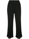 JONATHAN SIMKHAI CROPPED STRAIGHT-LEG TROUSERS