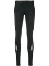 Y-3 Leggings Mit Logo-print In Black