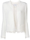 Iro Shavani Fringe-trimmed Jacket In White