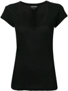 Tom Ford Stretch-linen T-shirt In Black