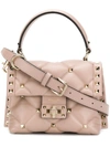 VALENTINO GARAVANI VALENTINO VALENTINO GARAVANI CANDYSTUD TOTE - NEUTRALS