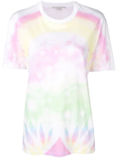 Stella Mccartney Heart Back Tie-dye T-shirt In Multi