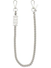 DSQUARED2 ICON FACETED CHAIN KEYRING