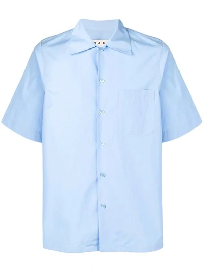 Marni Short-sleeved Shirt In Blue