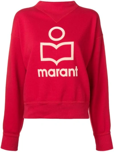 Isabel Marant Étoile Sweatshirt Mit Stehkragen In Red
