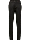 GUCCI SLIM LEATHER TROUSERS