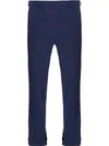 Prada Light Stretch Technical Fabric Trousers In F0216 Baltic Blue