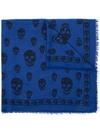 ALEXANDER MCQUEEN SKULL PRINT SCARF