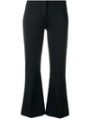 PINKO FLARE CROPPED TROUSERS