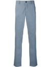 Prada Classic Chinos In Blue