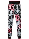 DOLCE & GABBANA BOLD LETTERING TROUSERS