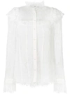 ALICE AND OLIVIA MALINDA LACE BLOUSE