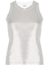 PINKO RIBBED TANK TOP