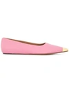 MARNI METALLIC POINTY BALLERINAS