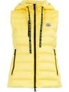 MONCLER PADDED HOODED WAISTCOAT