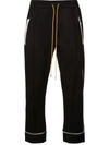 RHUDE CONTRASTING TRIM TRACK TROUSERS