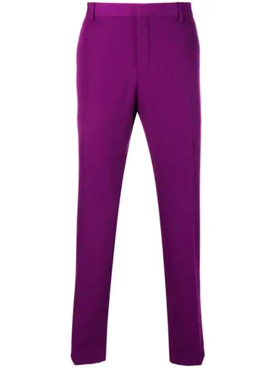 Calvin Klein 中腰西裤 - 紫色 In Purple