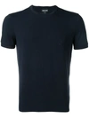 GIORGIO ARMANI EMBROIDERED LOGO T-SHIRT