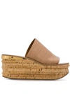 CHLOÉ CAMILLE WEDGE SANDALS