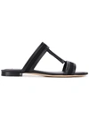 TOD'S DOUBLE T SLIDES