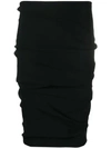 TOM FORD RUCHED PENCIL SKIRT