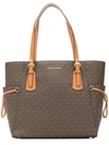 Michael Michael Kors Voyager Tote Bag In Brown