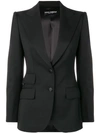 Dolce & Gabbana Schmaler Blazer In N0000 Black