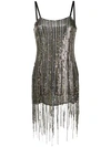 AMEN AMEN SEQUINNED MINI DRESS - 银色