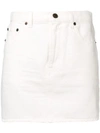 SAINT LAURENT SHORT DENIM SKIRT