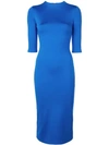ALICE AND OLIVIA FITTED MIDI DRESS