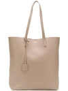 Saint Laurent Shopper Tote Bag In Neutrals