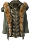 WOOLRICH PADDED PARKA WITH FUR LINING