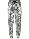 DOLCE & GABBANA SEQUIN EMBELLISHED TROUSERS