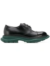 ALEXANDER MCQUEEN CONTRAST SOLE DERBY SHOES