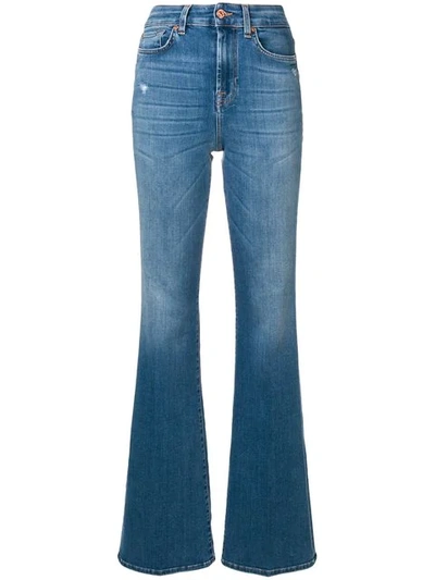 7 For All Mankind Straight-leg Denim Jeans In Bair Duchess