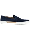 TOD'S SUEDE PENNY LOAFERS