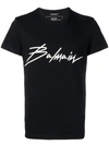 BALMAIN BALMAIN LOGO T恤 - 黑色