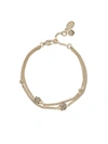 ALEXANDER MCQUEEN SKULL-EMBELLISHED BRACELET