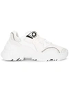 N°21 Contrast-panel Sneakers In White