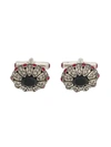 ALEXANDER MCQUEEN CRYSTAL EMBELLISHED CUFFLINKS