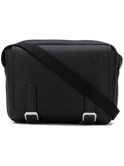 Loewe Xs军风邮差包 - 黑色 In 1100black